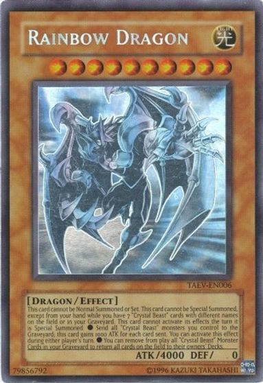 Rainbow Dragon (Chaos Neos Misprint) [TAEV-EN006] Ghost Rare Sale