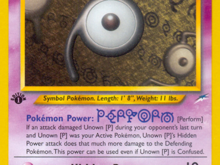 Unown [P] (58 105) [Neo Destiny 1st Edition] Discount