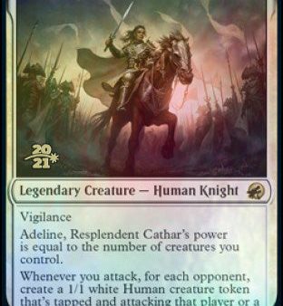 Adeline, Resplendent Cathar [Innistrad: Midnight Hunt Prerelease Promos] Hot on Sale