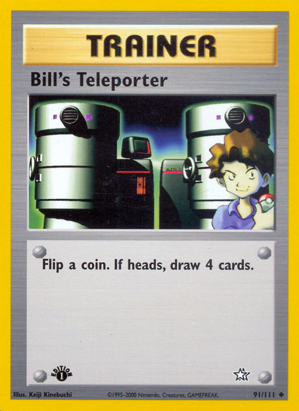 Bill s Teleporter (91 111) [Neo Genesis 1st Edition] For Discount