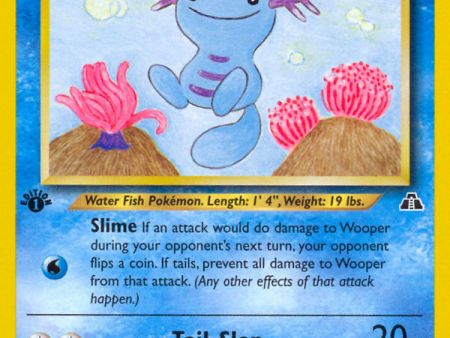 Wooper (71 75) [Neo Discovery 1st Edition] For Cheap