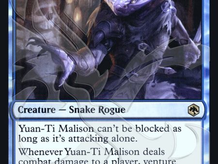 Yuan-Ti Malison (Ampersand Promo) [Dungeons & Dragons: Adventures in the Forgotten Realms Promos] Fashion