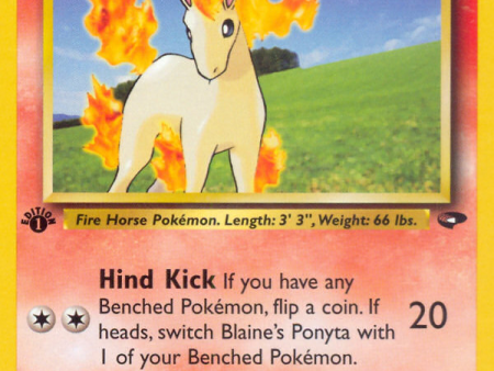 Blaine s Ponyta (64 132) [Gym Challenge 1st Edition] For Sale