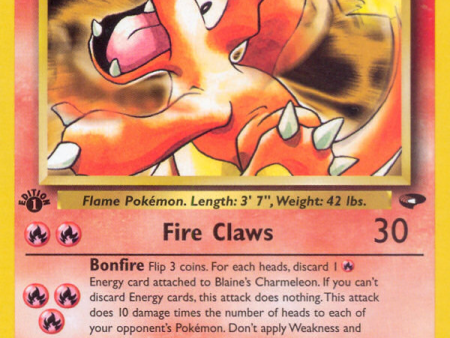 Blaine s Charmeleon (31 132) [Gym Challenge 1st Edition] Cheap