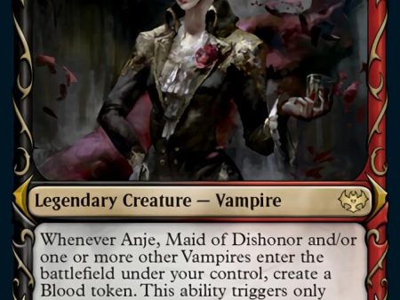 Anje, Maid of Dishonor (Showcase Fang Frame) [Innistrad: Crimson Vow] Online Hot Sale