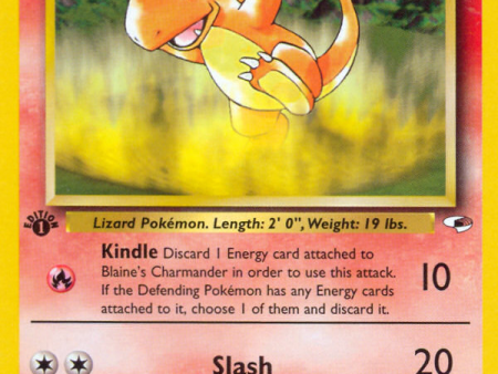 Blaine s Charmander (61 132) [Gym Heroes 1st Edition] Discount