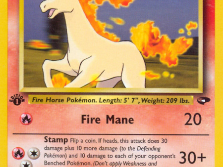 Blaine s Rapidash (33 132) [Gym Challenge 1st Edition] Online Sale