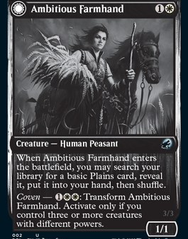 Ambitious Farmhand    Seasoned Cathar [Innistrad: Double Feature] Online Sale