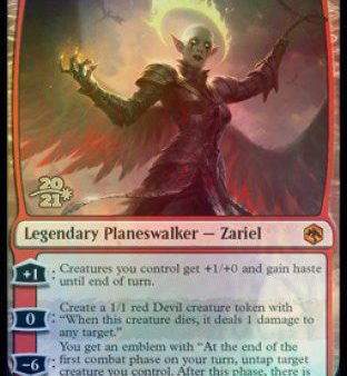 Zariel, Archduke of Avernus [Dungeons & Dragons: Adventures in the Forgotten Realms Prerelease Promos] Discount