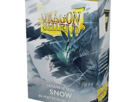 Dragon Shield Sleeves: Japanese Matte Snow (Box Of 60) Sale