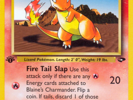 Blaine s Charmander (60 132) [Gym Challenge 1st Edition] Supply