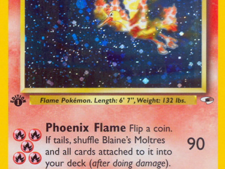 Blaine s Moltres (1 132) [Gym Heroes 1st Edition] Discount