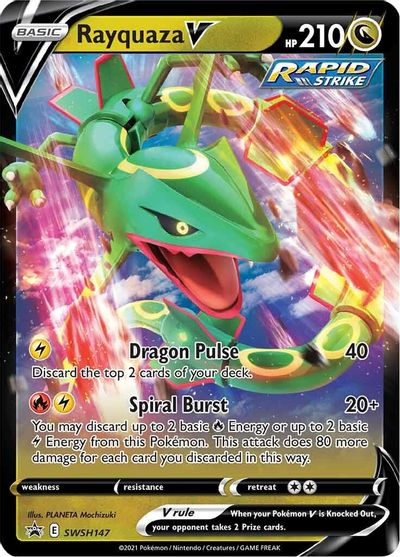 Rayquaza V (SWSH147) [Sword & Shield: Black Star Promos] Online